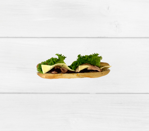 Bild på Baguette med Ost & Skinka 